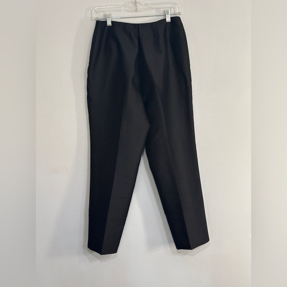 Talbots | Pure Silk Women’s Black Lined Dress Pants - Picture 2 of 14